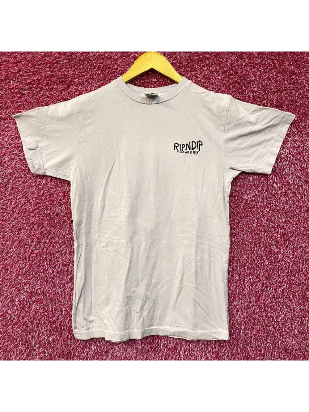 RIPNDIP Great Wave Lord Nermal Graphic Design T-Shirt Small